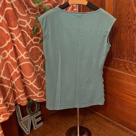 WILLI SMITH Turquoise T-Shirt - Picture 3 of 3